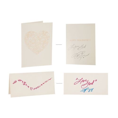 727. The Dr. Fink Collection: Two Paisley Park Christmas Cards ### PRINCE