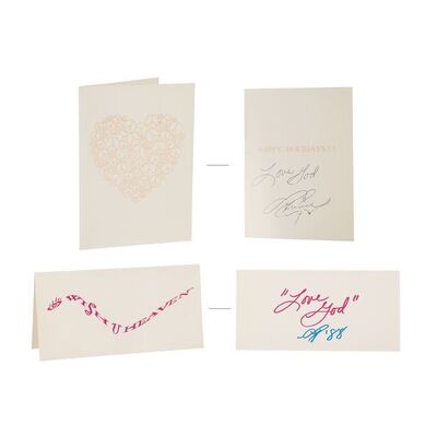 727. The Dr. Fink Collection: Two Paisley Park Christmas Cards ### PRINCE