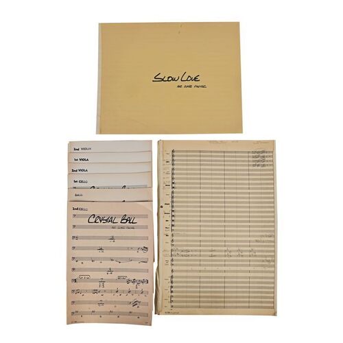 744. The Dr. Fink Collection: Clare Fischer's Handwritten Orchestral Arrangement Sheet Music For "Crystal Ball" and "Slow Love" ### PRINCE