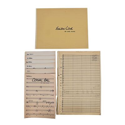 744. The Dr. Fink Collection: Clare Fischer's Handwritten Orchestral Arrangement Sheet Music For "Crystal Ball" and "Slow Love" ### PRINCE