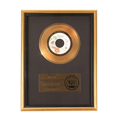 746. The Dr. Fink Collection: "Let's Go Crazy" Gold Disc ### PRINCE AND THE REVOLUTION