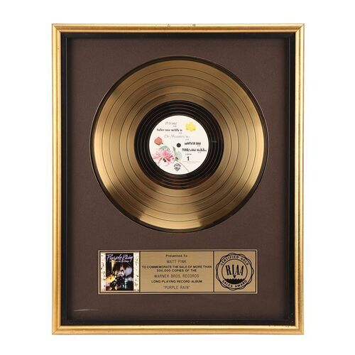 748. The Dr. Fink Collection: "Purple Rain" Album Gold Disc ### PRINCE AND THE REVOLUTION