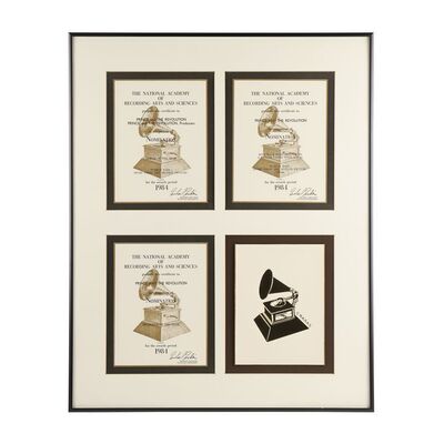751. The Dr. Fink Collection: Framed Three "Purple Rain" Grammy Nomination Certificates ### PRINCE AND THE REVOLUTION