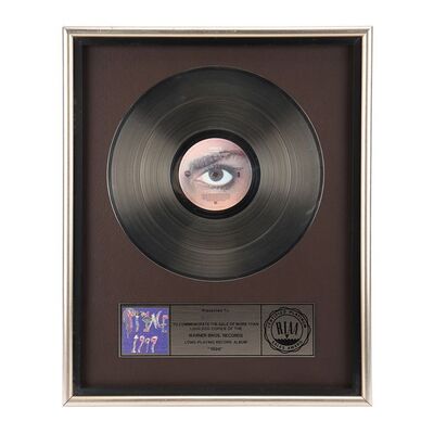 752. The Dr. Fink Collection: "1999" Platinum Disc ### PRINCE AND THE REVOLUTION