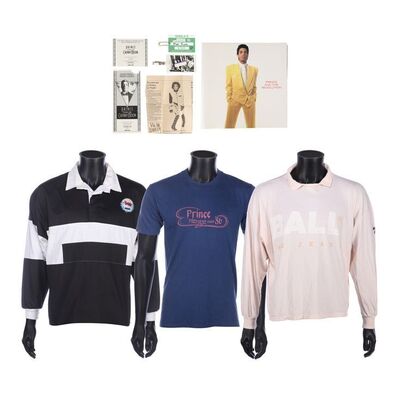 758. The Dr. Fink Collection: Parade Tour Shirts, Backstage Passes, Tour Programme, Poster and Under the Cherry Moon Tickets ### PRINCE AND THE REVOLUTION