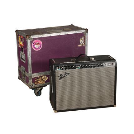 775. Thom Yorke's '65 Reissue Fender Twin Reverb Amp, Flight Case and Band-Autographed Photograph ### RADIOHEAD