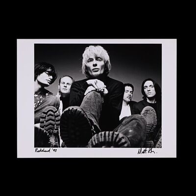 776. The Rockarchive Collection: Band Studio Shoot Silver Gelatin Print by Matt Anker, Kentish Town, 1993 ### RADIOHEAD