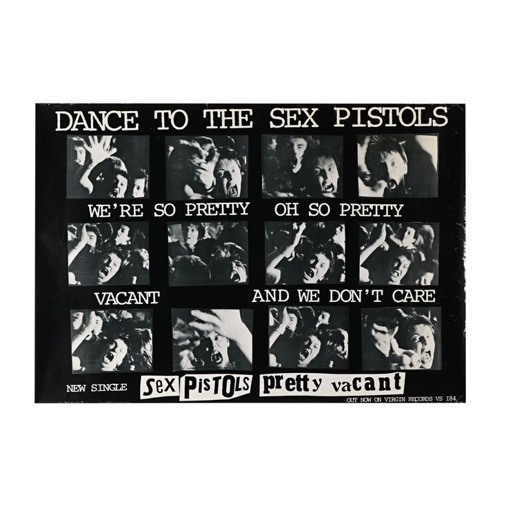 Lot # 793: SEX PISTOLS - Pretty Vacant Promotional Poster