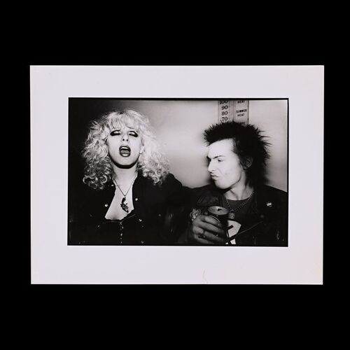 794. The Rockarchive Collection: Sid Vicious and Nancy Spungen Photoshoot Vintage Silver Gelatin Print by Richard Mann, Ladbroke Grove, 1978 ### SEX PISTOLS