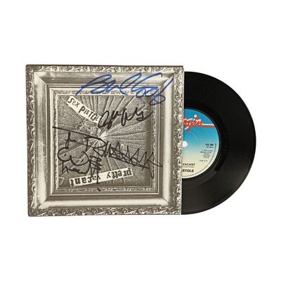 795. "Pretty Vacant" 7-inch Single Signed by Paul Cook, Glen Matlock and Johnny Rotten ### SEX PISTOLS