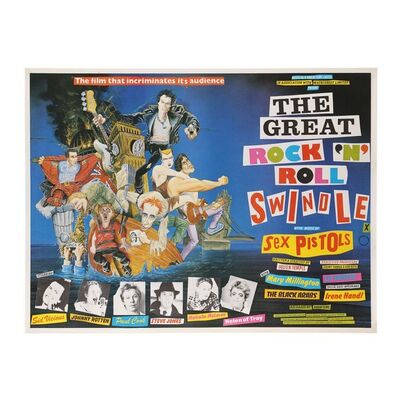801. Sex Pistols: Great Rock 'n' Roll Swindle UK Quad (1980) ### SEX PISTOLS