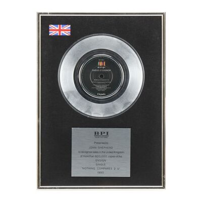 802. "Nothing Compares 2 U" Platinum Disc ### SINEAD O'CONNOR