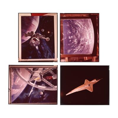 822. Keith Hamshere Collection: Four Photographic Transparencies of Robert McCall Poster Art, a Matte Painting and Orion III Model Miniature ### 2001: A SPACE ODYSSEY (1968)