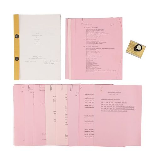 838. Revised Final Draft Script, Script Revision Pages and Production Stamp ### ALIEN (1979)