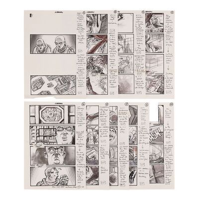 864. Martin Asbury Hand-drawn "Library" Storyboard Pages ### ALIEN3 (1992)
