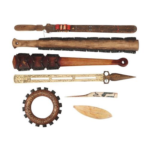 880. Holcane Warrior Weapons and Mayan Sacrificial Tools ### APOCALYPTO (2006)