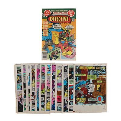 932. Detective Comics No. 493 with Adrienne Roy Hand-Coloured "Riddles in the Dark" Interior Colour Guides ### BATMAN COMICS
