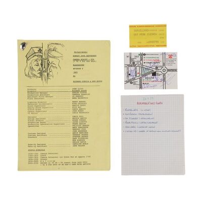944. "Spy" Production Script with Special Final Scene and Rowan Atkinson and Key Cast and Crew Autographs ### BLACKADDER GOES FORTH - GENERAL HOSPITAL (1989)