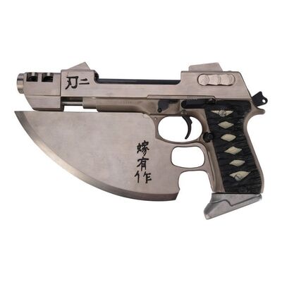948. Reinhardt's (Ron Perlman) Bladed Pistol with Screen-matched Magazine ### BLADE II (2002)