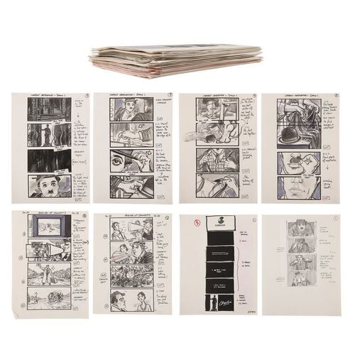 974. Martin Asbury Hand-drawn Production Storyboards ### CHAPLIN (1992)