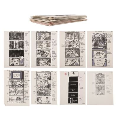 974. Martin Asbury Hand-drawn Production Storyboards ### CHAPLIN (1992)