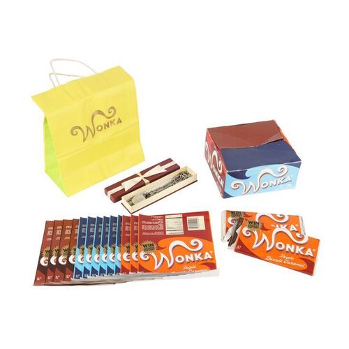 976. Pair of Wonka Bars, Assorted Wonka Branded Packaging and Crew Gift Key Chain ### CHARLIE AND THE CHOCOLATE FACTORY (2005)