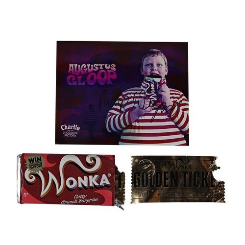 977. Augustus Gloop (Philip Wiegratz) Bitten Chocolate Bar and Pair of Golden Tickets ### CHARLIE AND THE CHOCOLATE FACTORY (2005)