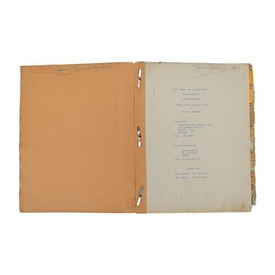 1018. Production-Used Script ### THE CURSE OF FRANKENSTEIN (1957)