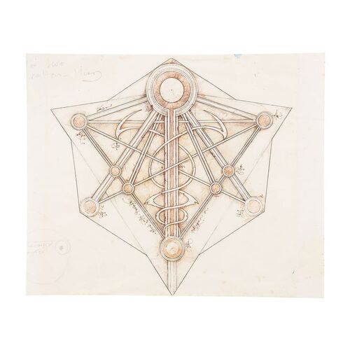 1021. Hand-coloured Brian Froud "Skeksis Spiral Journey" Artwork ### THE DARK CRYSTAL (1982)
