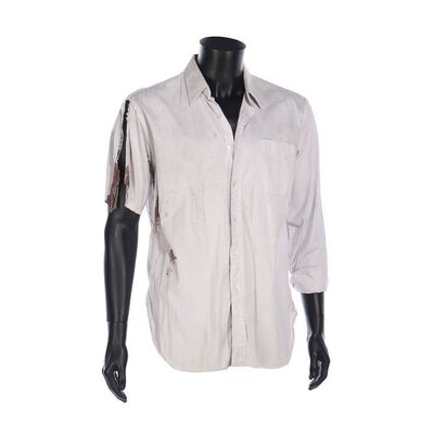 1035. Zeus' (Samuel L. Jackson) Bloodied Torn Shirt ### DIE HARD WITH A VENGEANCE (1995)
