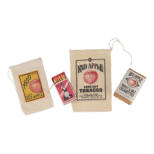 1040. Pack of Red Apple Cigarettes With Pouches and Matches ### DJANGO UNCHAINED (2012)