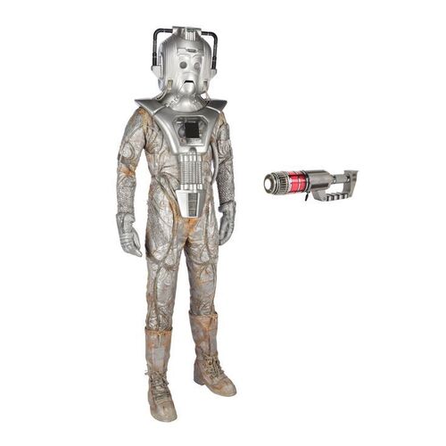 1042. Replica Cyberman Costume Display with Light-up Gun ### DOCTOR WHO ORIGINAL SERIES - EARTHSHOCK (2019)