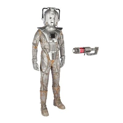 1042. Replica Cyberman Costume Display with Light-up Gun ### DOCTOR WHO ORIGINAL SERIES - EARTHSHOCK (2019)
