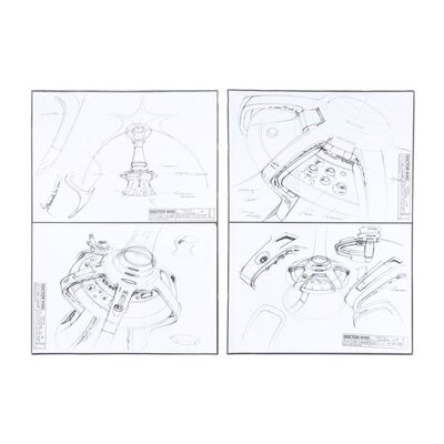 1045. Hand-Drawn Tardis Console Concepts ### DOCTOR WHO (T.V. SERIES, 2005-PRESENT)