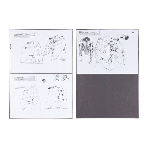 1046. Hand-drawn Dalek Concepts ### DOCTOR WHO (T.V. SERIES, 2005-PRESENT)