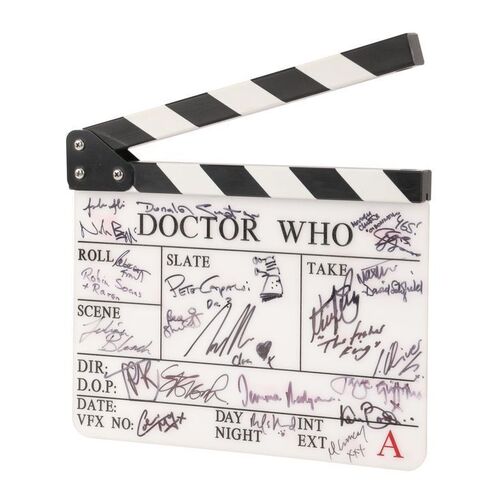 1054. Cast-Autographed Clapperboard ### DOCTOR WHO (T.V. SERIES, 2005-PRESENT)