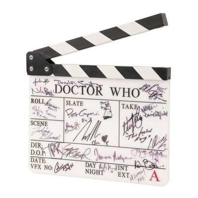 1054. Cast-Autographed Clapperboard ### DOCTOR WHO (T.V. SERIES, 2005-PRESENT)