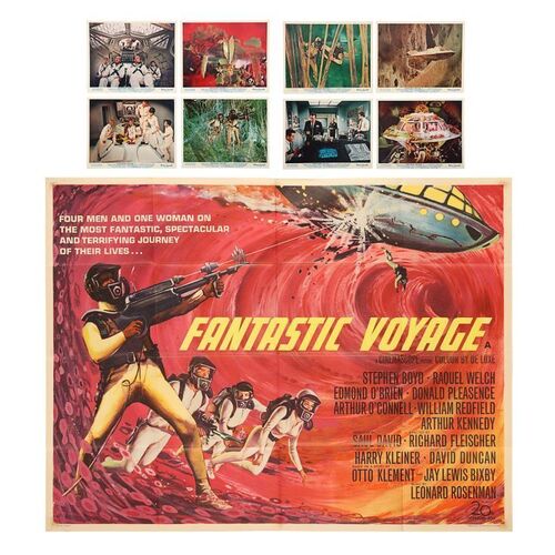 1102. UK Quad Poster and Lobby Cards ### FANTASTIC VOYAGE (1966)