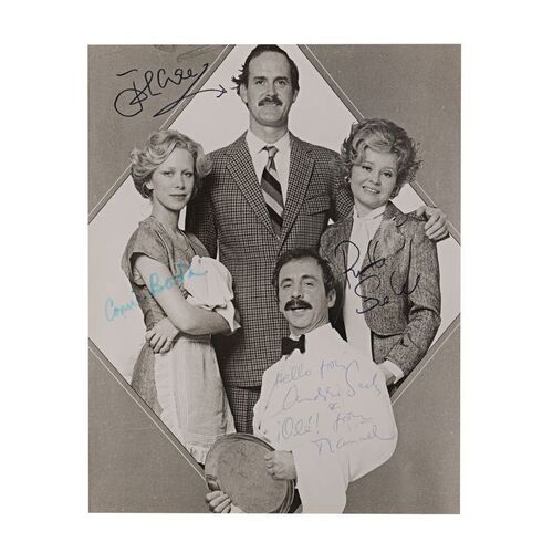 1113. Cast-Autographed Photo ### FAWLTY TOWERS (T.V. SERIES, 1975-1979)