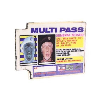 1116. General Munro's (Brion James) Multi Pass ### THE FIFTH ELEMENT (1997)