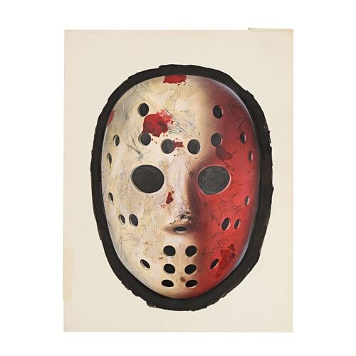 1140. Hand-Painted Hockey Mask Production Artwork ### FRIDAY THE 13TH PART VII: THE NEW BLOOD (1988)