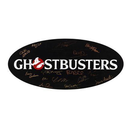 1155. Cast-autographed Sign ### GHOSTBUSTERS: FROZEN EMPIRE (2024)