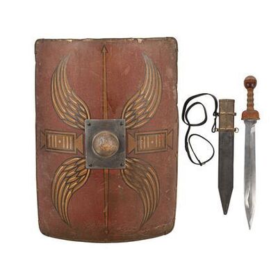 1161. Roman Legionaries Shield, Sword and Scabbard ### GLADIATOR (2000)