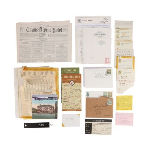 1177. Hotel Desk Set Dressing, Letters, Key Fob and Staff Notes ### THE GRAND BUDAPEST HOTEL (2014)