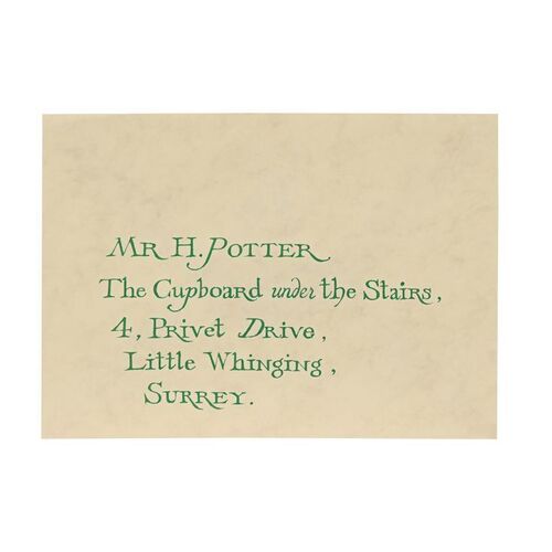 1195. Hogwarts Acceptance Envelope ### HARRY POTTER AND THE PHILOSOPHER'S STONE (2001)