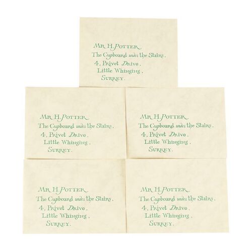 1197. Set of Five Hogwarts Acceptance Envelopes ### HARRY POTTER AND THE PHILOSOPHER'S STONE (2001)