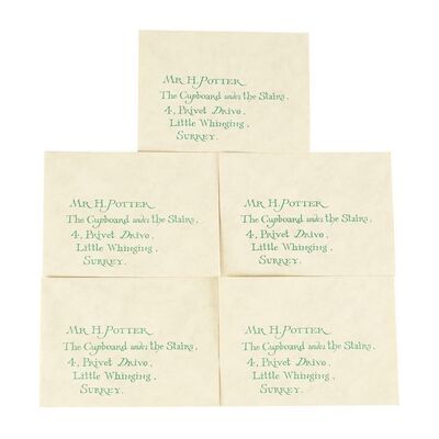 1197. Set of Five Hogwarts Acceptance Envelopes ### HARRY POTTER AND THE PHILOSOPHER'S STONE (2001)