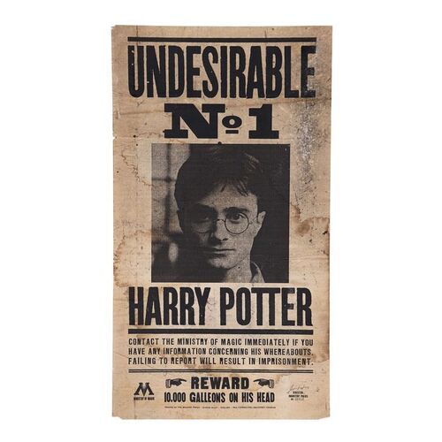 1231. "Undesirable No. 1" Poster ### HARRY POTTER AND THE DEATHLY HALLOWS: PART 1 (2010)