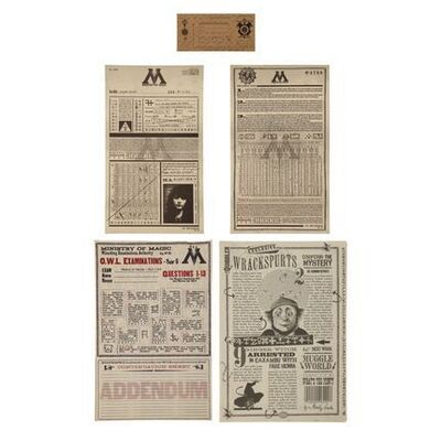 1237. Exam Paper, Ministry of Magic Documents, Gringotts Rune Credit Note and Quibbler Magazine ### HARRY POTTER AND THE ORDER OF THE PHOENIX (2007)/HARRY POTTER AND THE DEATHLY HALLOWS: PART 1 (2010)