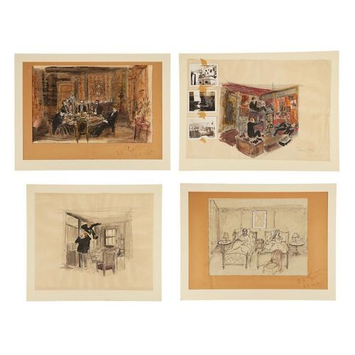 1271. Hand-drawn Set Design Sketches ### IF... (1968)